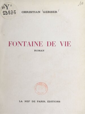 cover image of Fontaine de vie